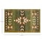 Flash Furniture Green 2 x 3 Southwestern Style Patterned Area Rug OKR-RG1113-23-GN-GG - alternate 6